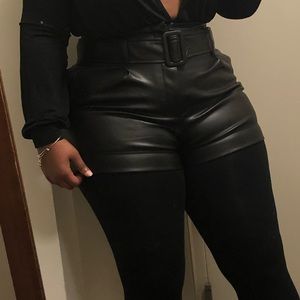 Leather Shorts